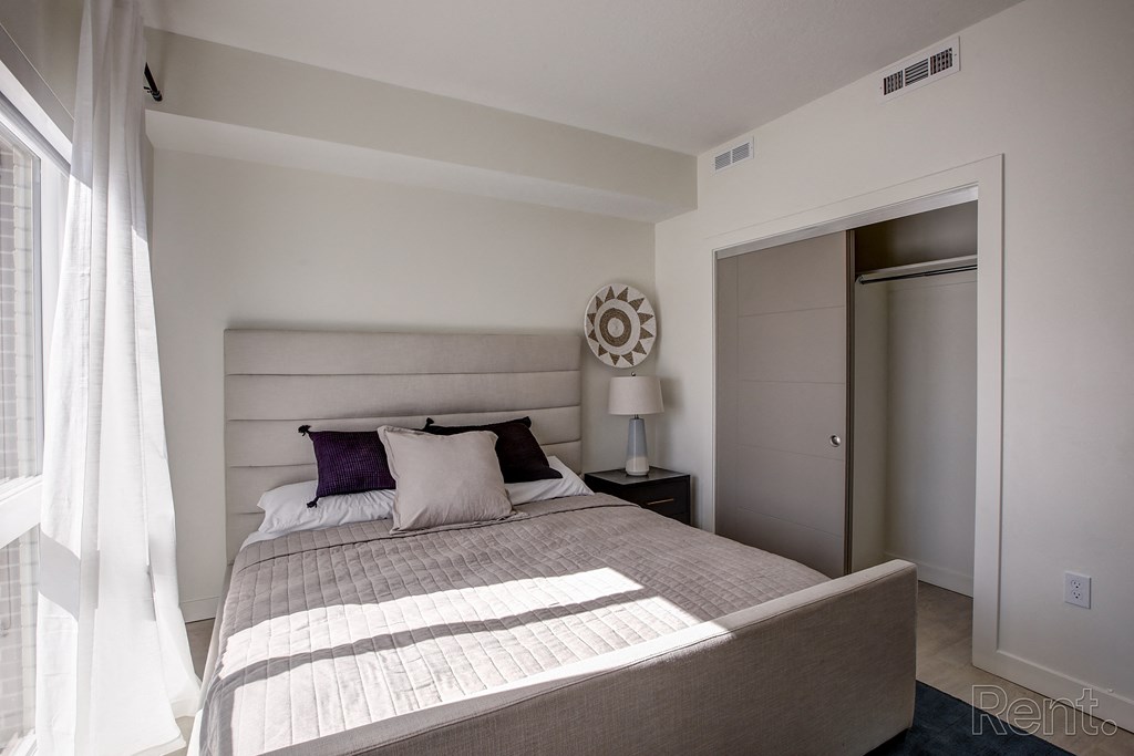 Bedroom With Closet at Paperbox Lofts, Salt Lake City, 84101