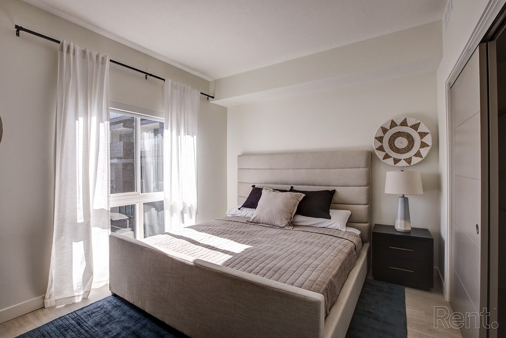 bedroom at Paperbox Lofts, Salt Lake City