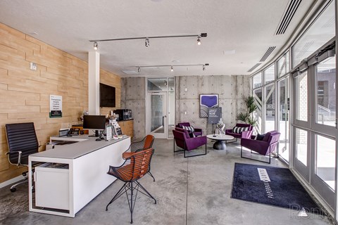 leasing office at Paperbox Lofts, Utah, 84101