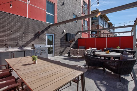 Lounge at Paperbox Lofts, Utah