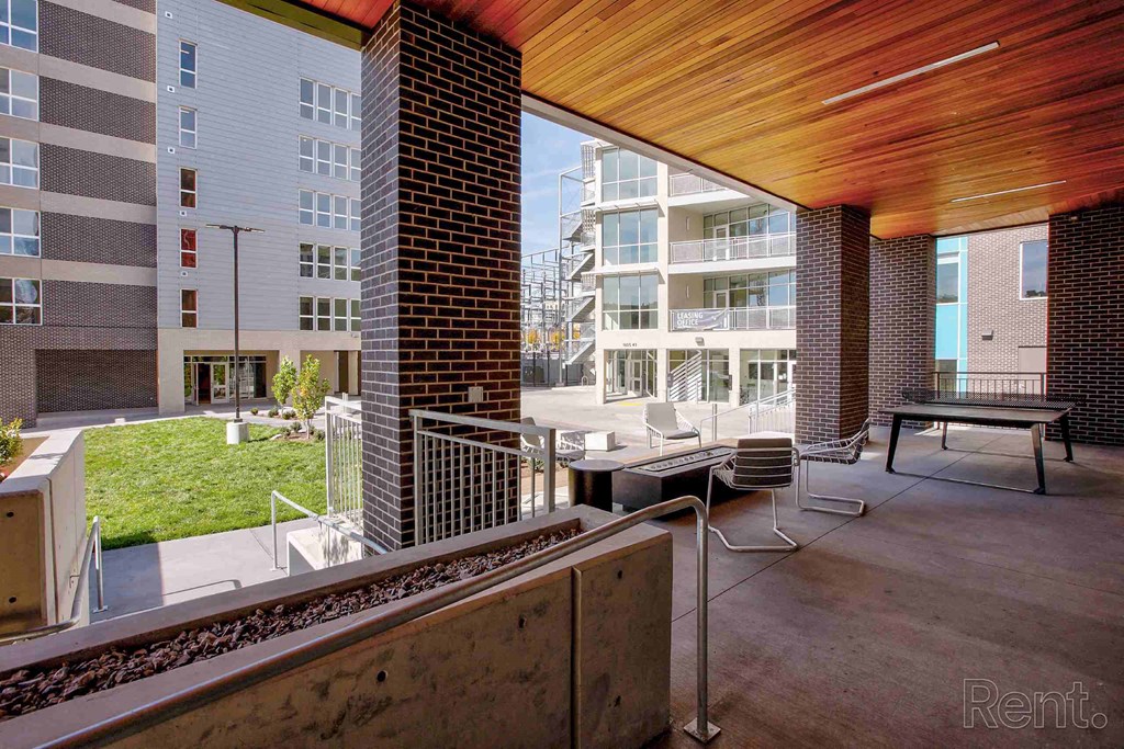 Fire Pit at Paperbox Lofts, Salt Lake City, UT, 84101