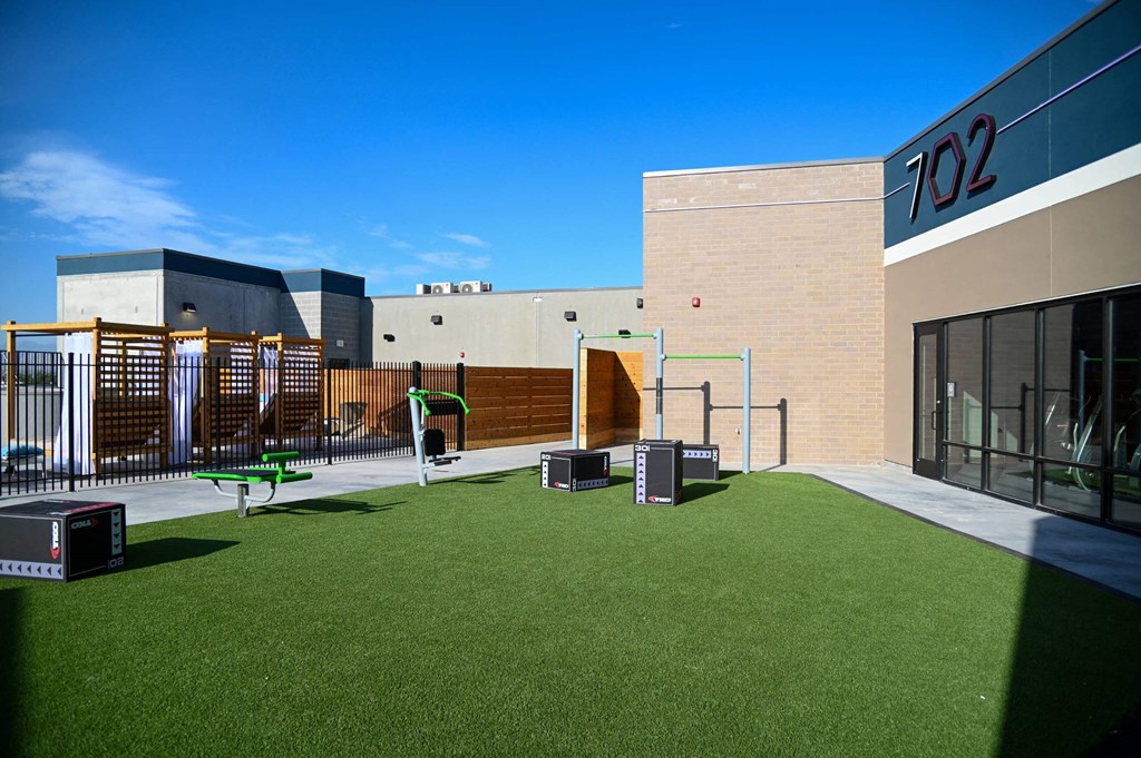 Rooftop greenery at SevenO2 Main Apartments, Salt Lake City, UT, 84101