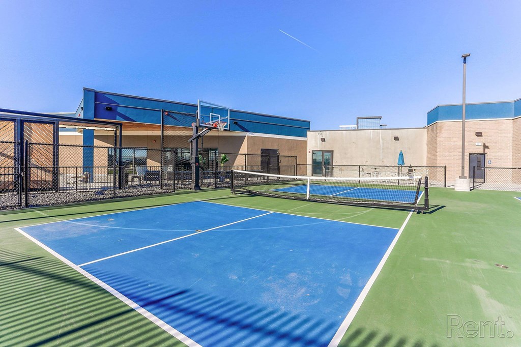 side angle tennis at SevenO2 Main Apartments, Utah, 84101