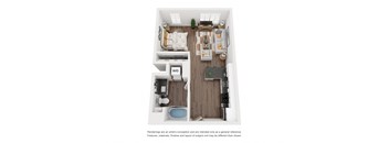 The Rio Grande Floor Plan at The Revival, Salt Lake City, UT