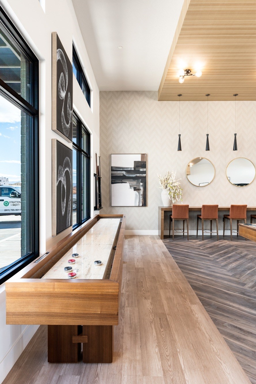 Game Room With Shuffleboard at The Vue At Desert Color, Utah