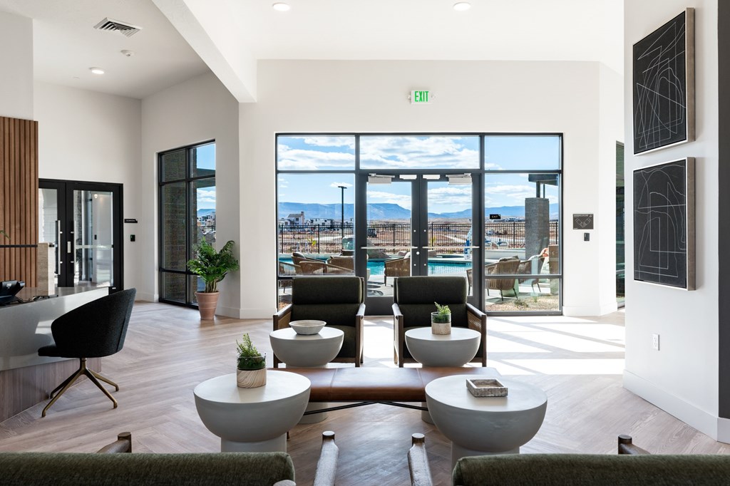 Social Room at The Vue At Desert Color, Utah