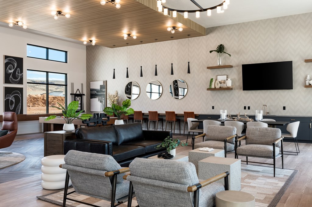 Lounge With TV at The Vue At Desert Color, St. George
