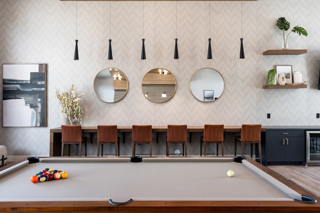 Billiards Table at The Vue At Desert Color, St. George, Utah