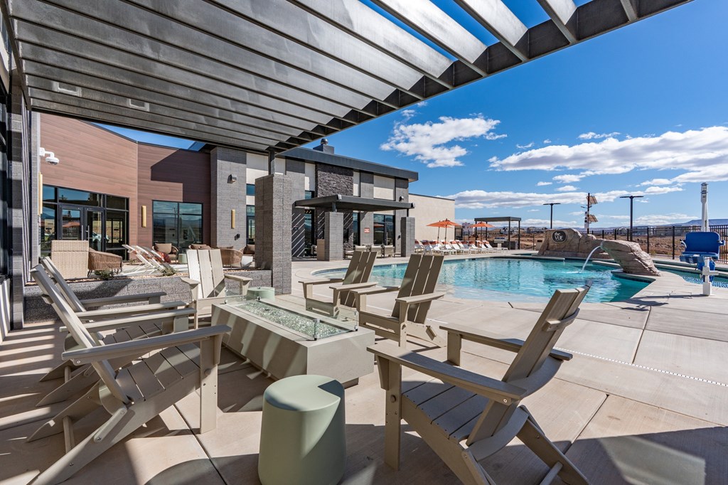 Shaded Patio at The Vue At Desert Color, St. George, UT, 84790