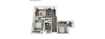 The Folsom Floor Plan at The Revival, Salt Lake City, UT