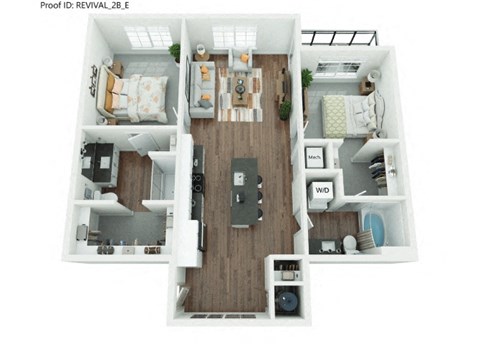 The Treganza Floor Plan at The Revival, Salt Lake City, UT