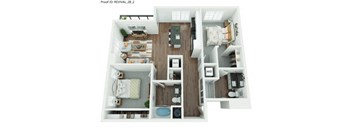 The Ware Floor Plan at The Revival, Salt Lake City Utah