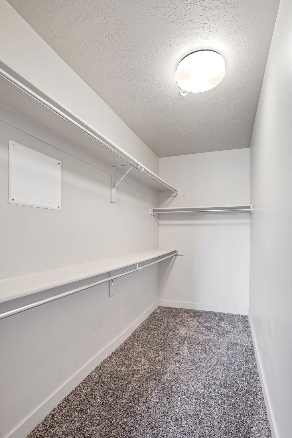 a spacious walk in closet at Wilmington Flats Apartments, Salt Lake City, Utah