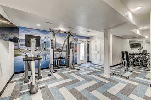 Gym at Avia Lofts at Founders Road, Indianapolis