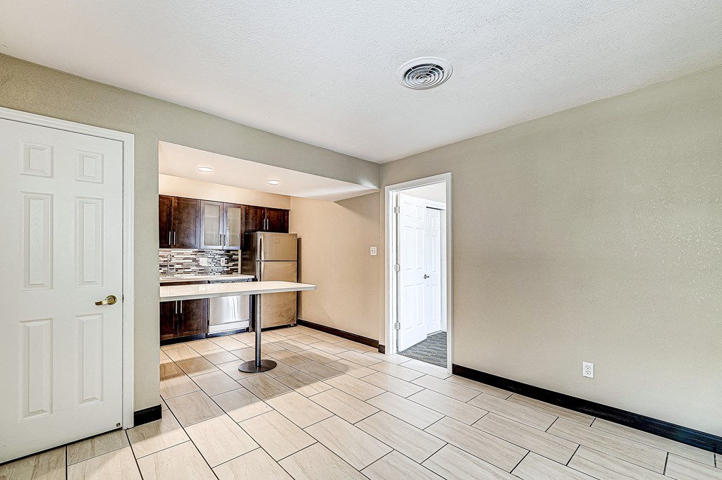 af kitchen and living room side