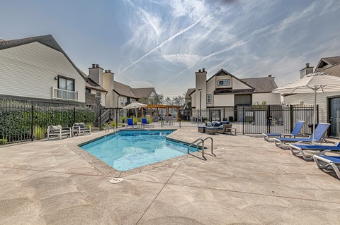 Pool View at Avia Lofts at Founders Road, Indianapolis