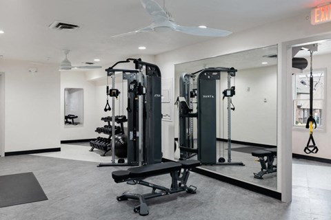 Gym at AVIA Apartments at 110th Street, Overland Park, 66211