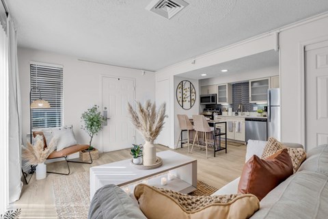 Living And Kitchen at AVIA Lofts on Liberty Ridge Apartments, Jacksonville, FL