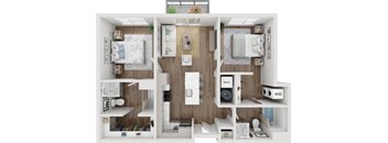 Seven 02-HydrogenCobalt at SevenO2 Main Apartments, Salt Lake City, UT, 84101