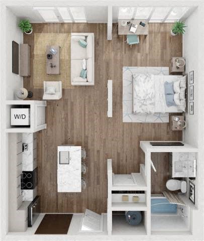 Seven 02-OxygenMax floorplan  at SevenO2 Main Apartments, Utah, 84101