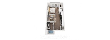 The Union Pacific Floor Plan at The Revival, Salt Lake City, UT 84101