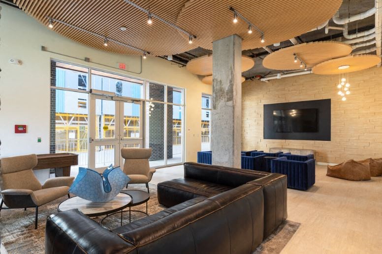 Clubhouse Interior at Paperbox Lofts, Salt Lake City, UT