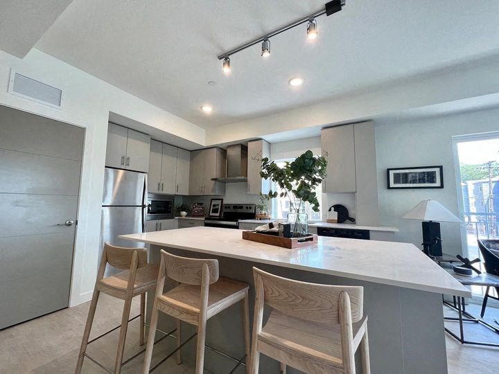 Model Kitchen at Paperbox Lofts, Salt Lake City