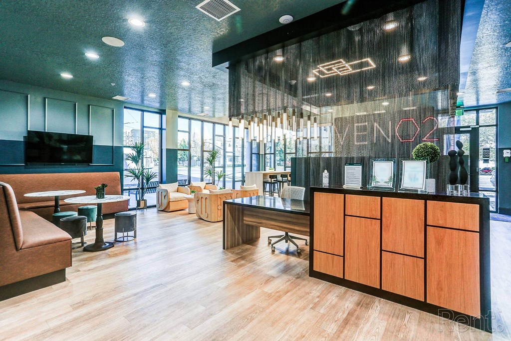 leasing center area at SevenO2 Main Apartments, Salt Lake City, 84101