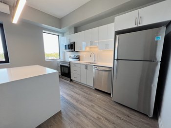 Kitchen Modern Kitchen with stainless steel appliances and large island - Photo Gallery 4