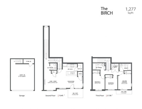 the floor plan of the birch residences floor plans