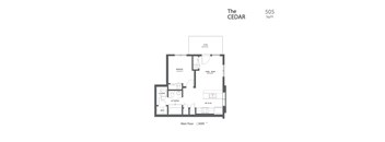 floor plan  the cedar