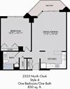 1 Bed / 1 Bath / Tier 4