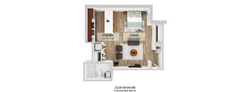 2228 Kenmore Convertible Floor Plan