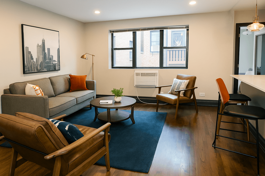 The Wrightwood #4C Living Room