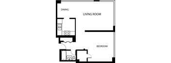 Jr. One-Bedroom