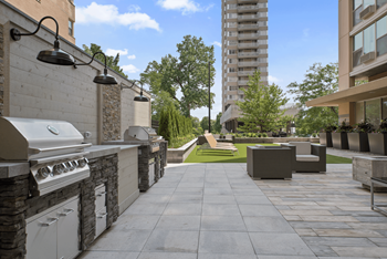 The Bryn Two Grills at The Bryn - 5600 N Sheridan Rd Apartments, Chicago, IL, 60660