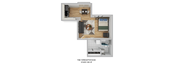 The Wrightwood Studio Floor Plan