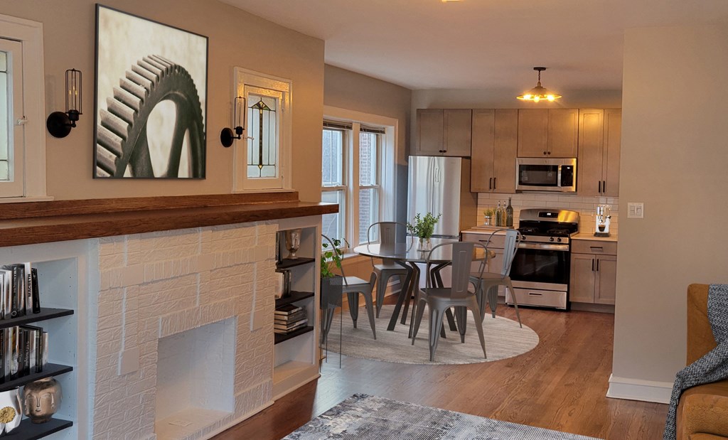 Living Room and Kitchen