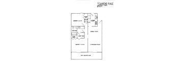 A floor plan for Townsend Place shows the layout of the bedrooms, bathrooms, kitchen, and living room.