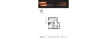 A floor plan for a Type PH-A7 at South Station shows a 1 bedroom apartment with 592 square feet.