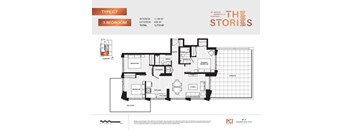 A floor plan for a Type C7 3 Bedroom property at South Granville Station.