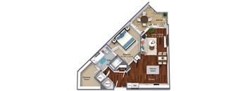 Berywn 55+ apartment - 1 bedroom, 1 bathroom