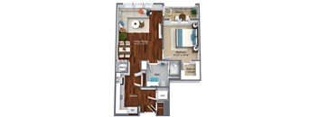 Chesterbrook 1 bedroom apartment in King of Prussia, PA at Canvas Valley Forge