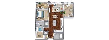 Devon Ansi, handicapped accessible apartment at Canvas Valley Forge in King of Prussia's Town Center.