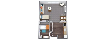 Cascade, studio residence at Vancouver Pointe