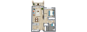 1 bedroom active adult apartment in Glenmont, NY