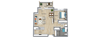 1 bedroom senior apartment in Utica, NY