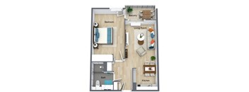 Rose Garden - 1 Bedroom Deluxe
