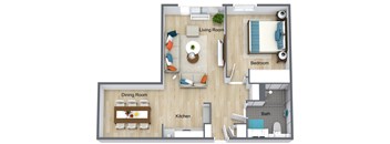 Opal Creek - 1 Bedroom Deluxe Plus