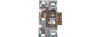 2 Bedroom - Bear Creek
